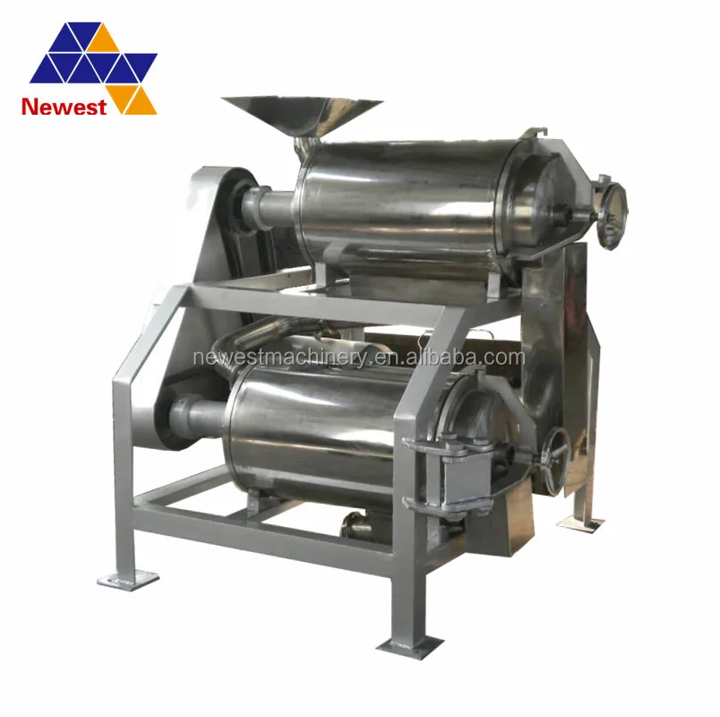 Low Price Tomato mango Pulp Machine ,double Drum mango Peeling Corer Machine ,fruit Pulper Machinery