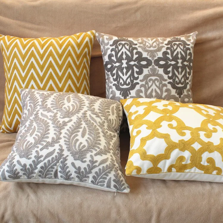 geometric pattern cushion covers