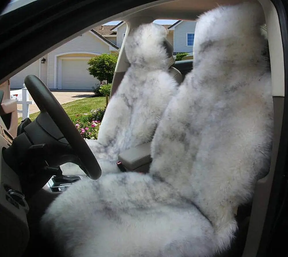 fur car seat cover