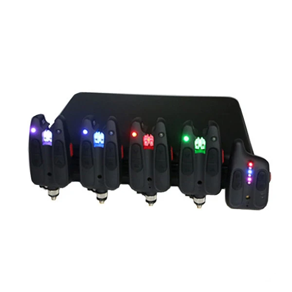 JZH-RF1118 Waterproof Carp Fishing Bite Alarm 4+1 Set