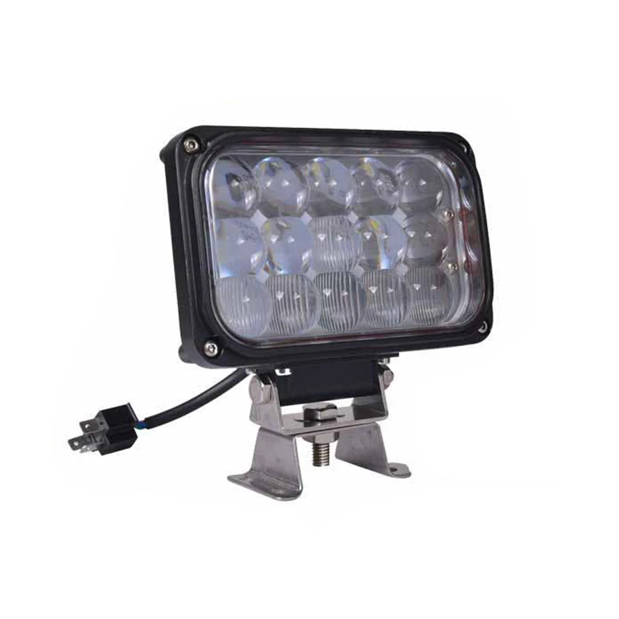 4x6Inch LED Rectangular Headlights 4D Lens H4651 H4652 H4656 Peterbilt Kenworth