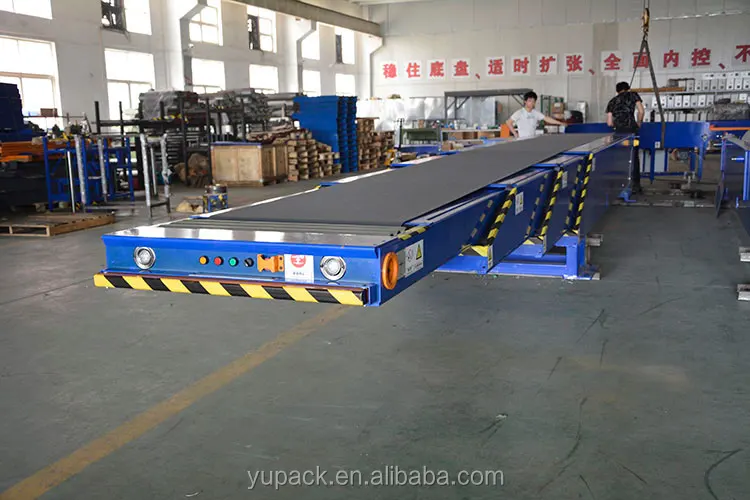 Factory Designed Steel Telescoping Belt Conveyor New Condition Fire Resistant for Beverage Home Use Motor Engine Included