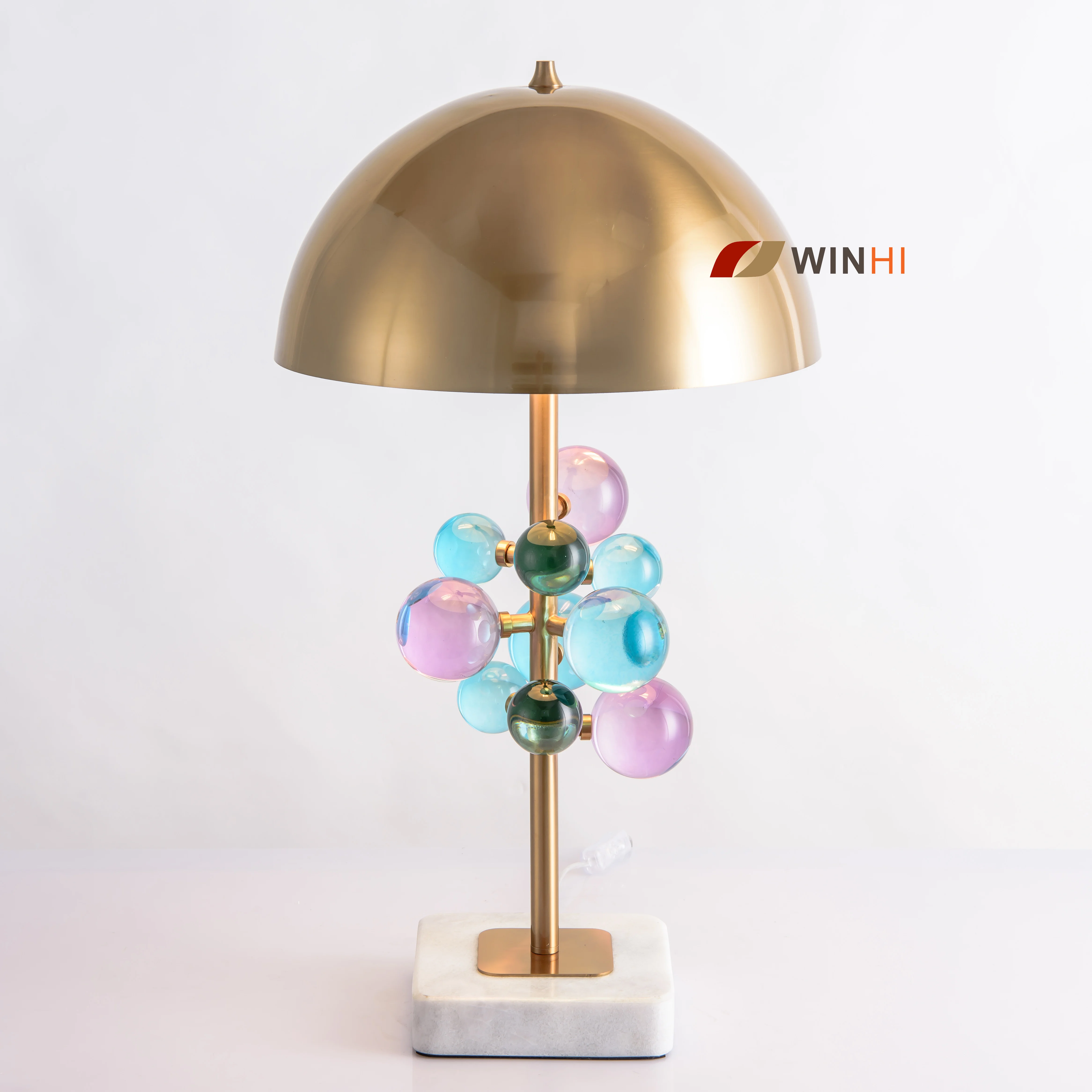 cute kids hotel home restaurant bedroom modern mush room gold high quality bedside desk lamp