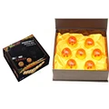 7pcs Dragon ball z crystal balls 3 5cm set with box 2016 New Dragonball z ball