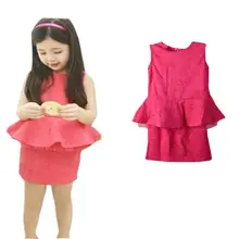Summer New Children Girl s 2PC Sets Skirt Suit baby Clothing sets dots skirt dots pants