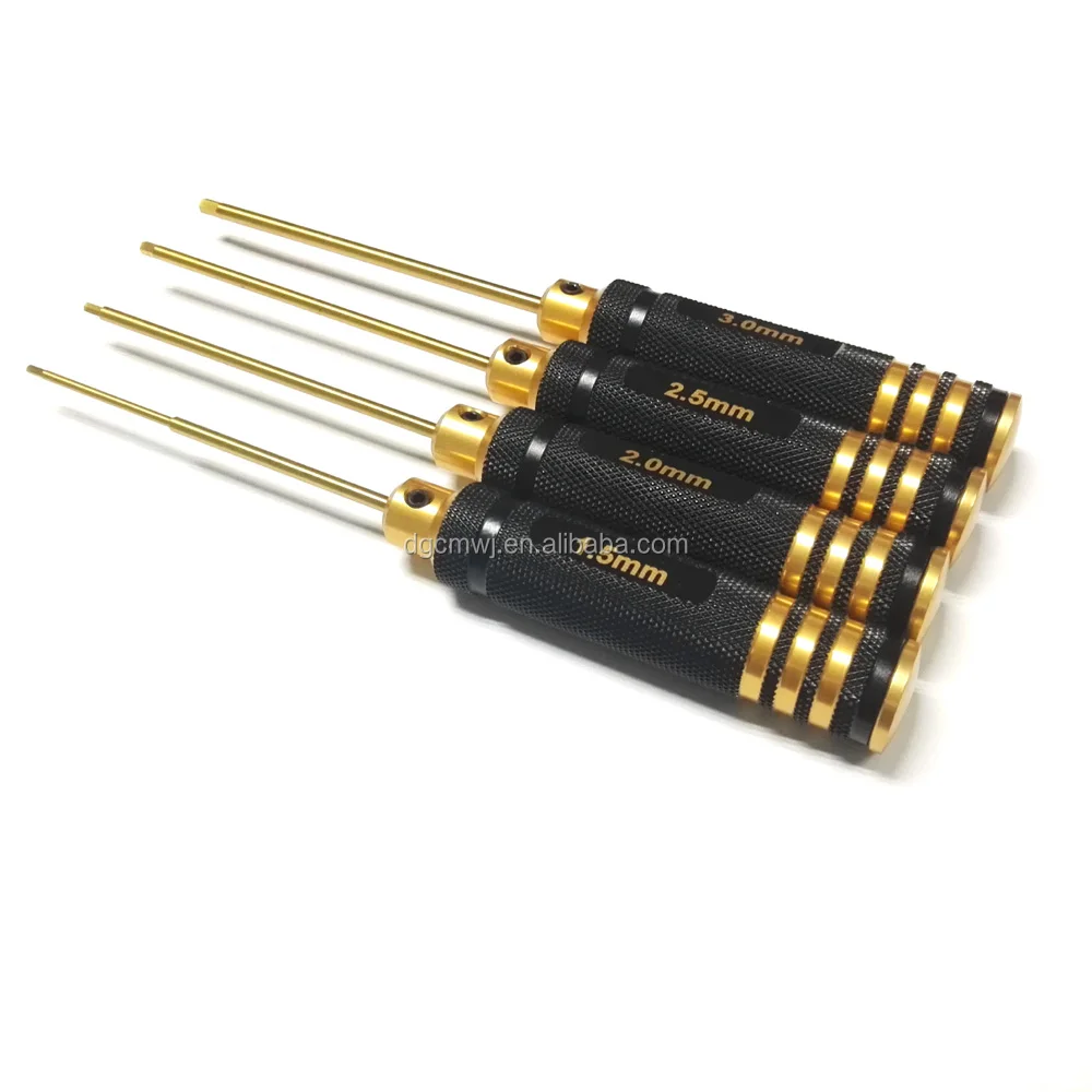 Newest Design Double Color Aluminum Handle Screwdriver for Rc Helicopter Rc Car