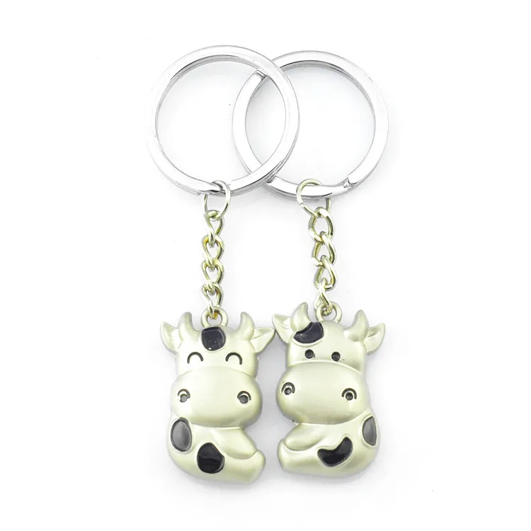 Cuteカップル牛状の金属キーホルダー Buy キーホルダー カップルキーホルダー ギフト Product On Alibaba Com