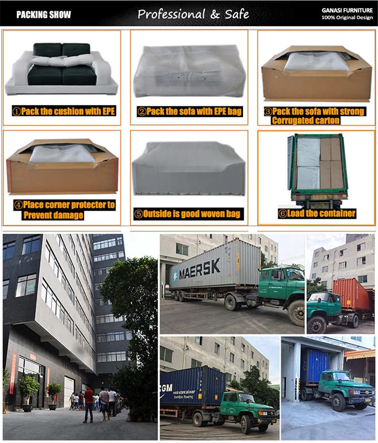 On Trend Light Luxury Modern Design U Shape Living Room Furniture