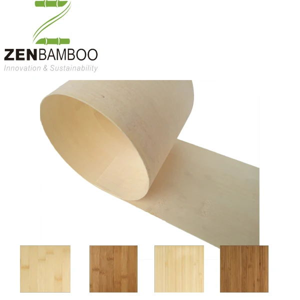 Ceramel Color Horizontal Bamboo Veneer for Desk