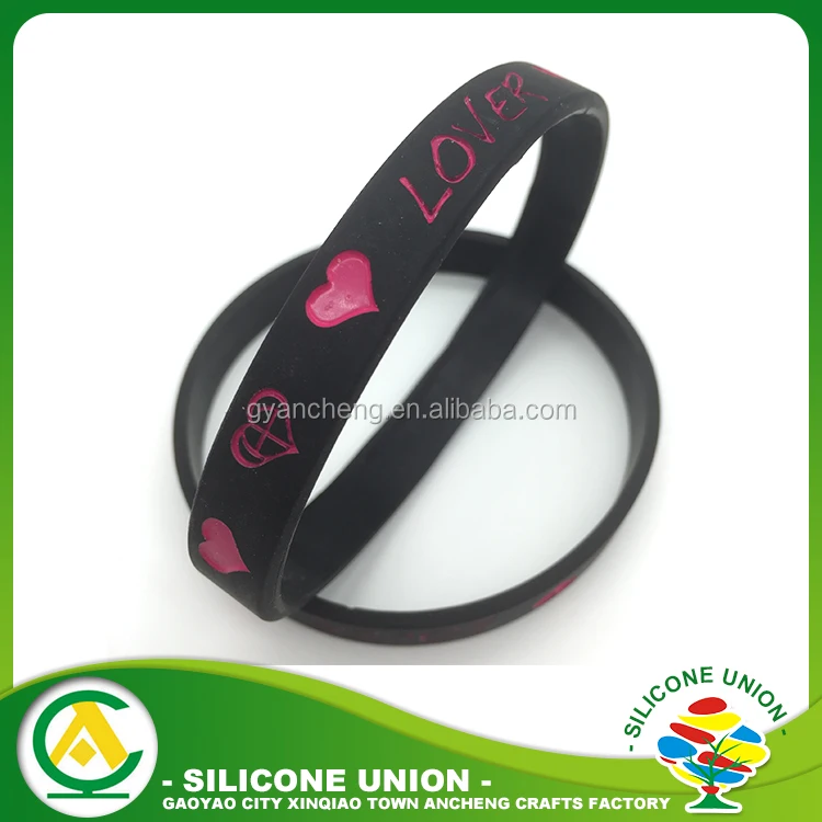 Силиконовые Браслеты Фабрики Китая Бесплатный Образец Оптовая Дешевые Пользовательские