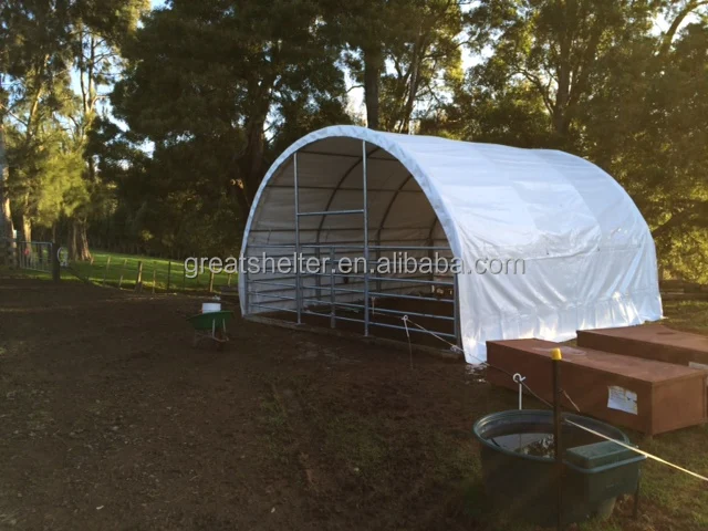 Dome Structure Pony Wall Hay Shed Horse Shelter Cow