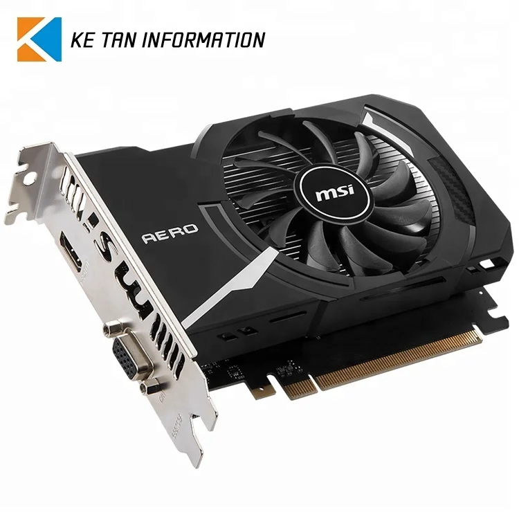 
 Видеокарта MSI GeForce GT1030 AERO ITX 2GD4 OCV1 с GDDR4 64 бит  