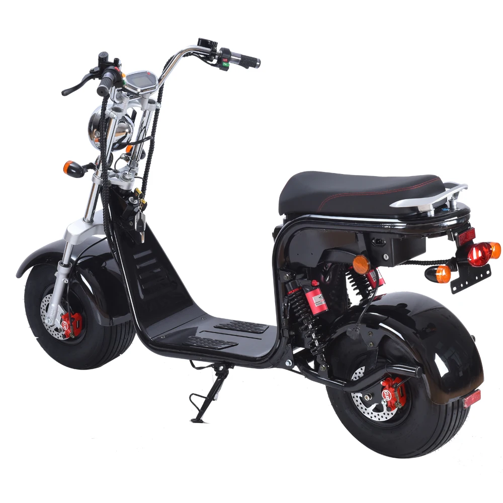 Free Shipping Fast Delivery to Austria Europe Warehouse Citycoco Mopeds EEC E Bike Removeable Battery Fat Scooter 1500W 20Ah
