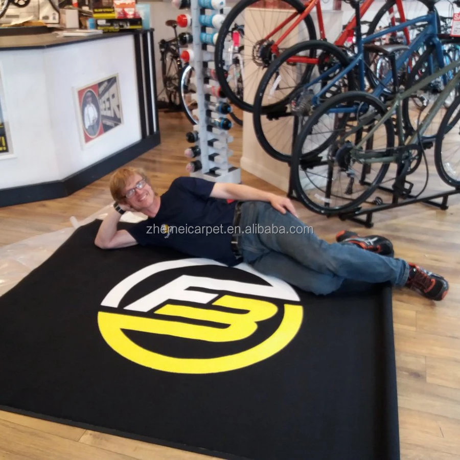 Customized Garage Mat Welcome Mat Motorcycle Brand Mat FSI809