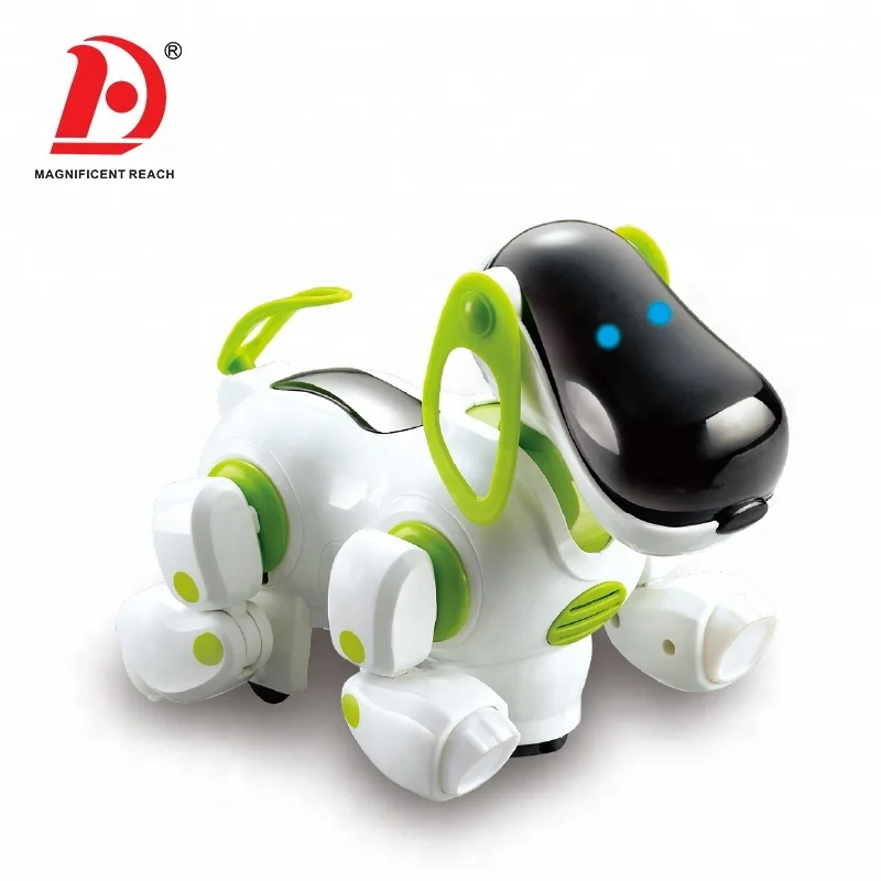 
Лидер продаж 2020, музыкальные электрические ходячие щенки HUADA с подсветкой, игрушки, интеллектуальная собака-робот, питомец для детей 