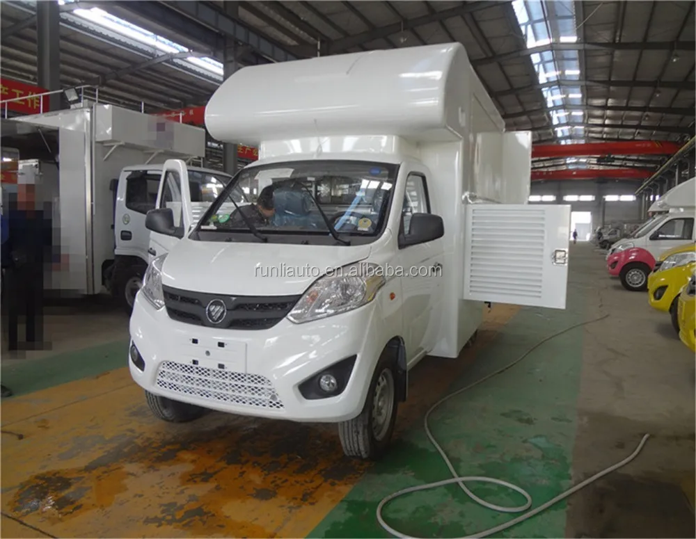 
 2018 горячий экспорт в KZ FOTON 4x2 фургон для фаст-фуда фургон для продажи  