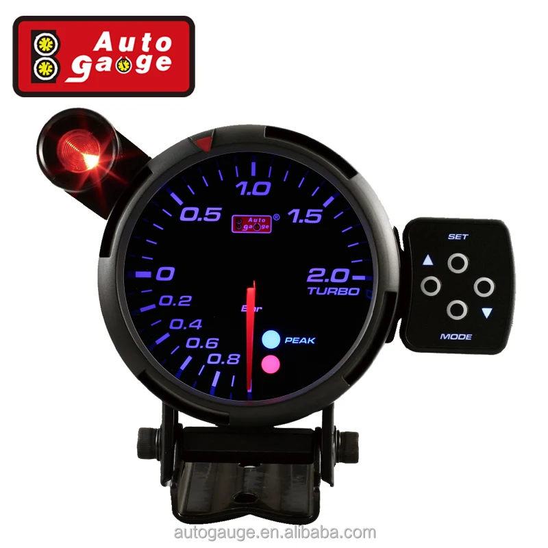 
 80 мм Светодиодные Boost датчик температуры Turbo метр  