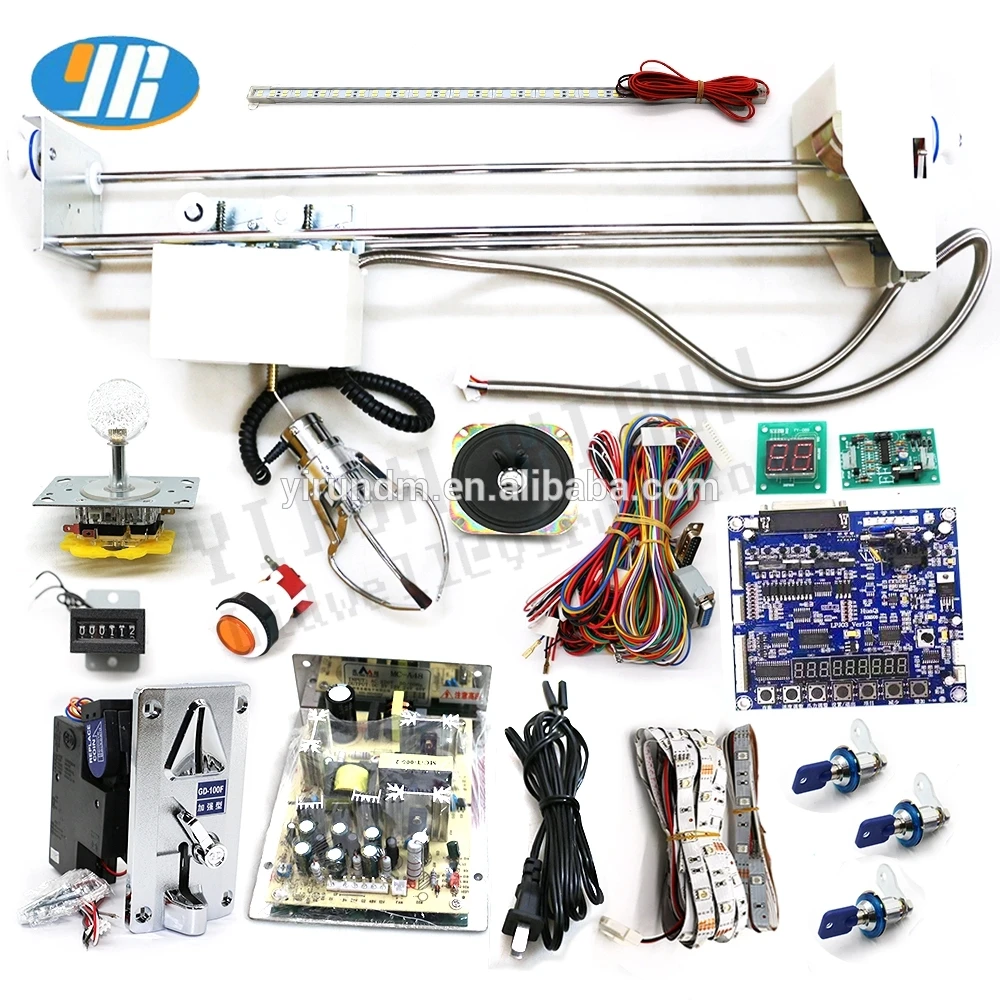 台湾式クレーンゲーム アーム コイル付き 台湾製新型マザーボード搭載クレーンゲームキット、中国製クレーン