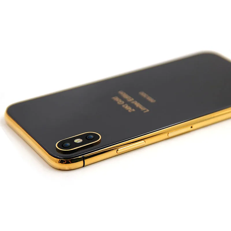Custom 24kt Gold For Iphone X Housing Wireless Charger Black Back Glass Buy For Iphone X Housing For Iphone X Housing Replacement For Iphone X Housing Design Product On Alibaba Com