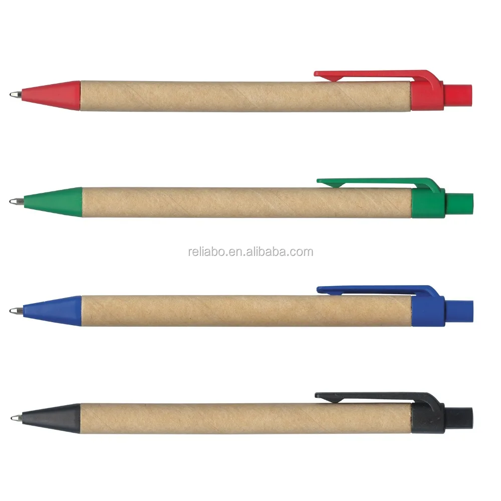 Шариковая ручка из экологически чистой бумаги