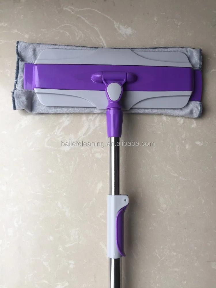 New Style High Quality Telescopic Microfiber 40cm Dust Mop Best Selling Stainless Steel Handle Flat Mop