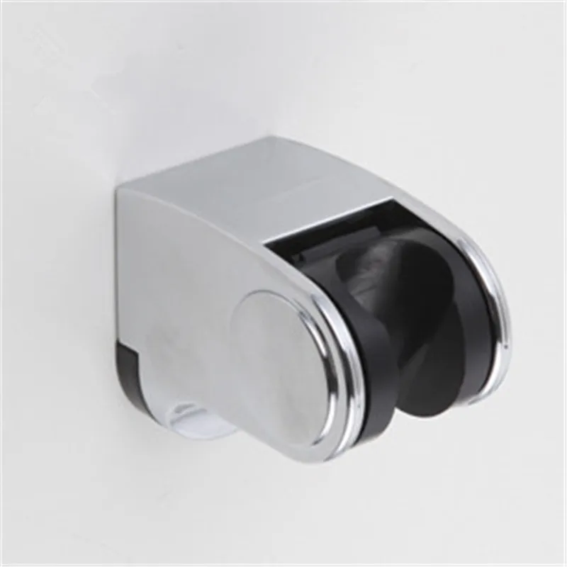 Handheld Shower Holder Adjustable Fixed Shower Seat ABS Chrome Shower Head Seat Bathroom Accessories