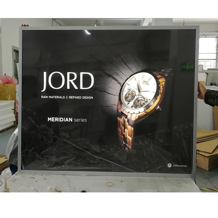 3*2 feet advertising led backlit panel light box with aluminum frame