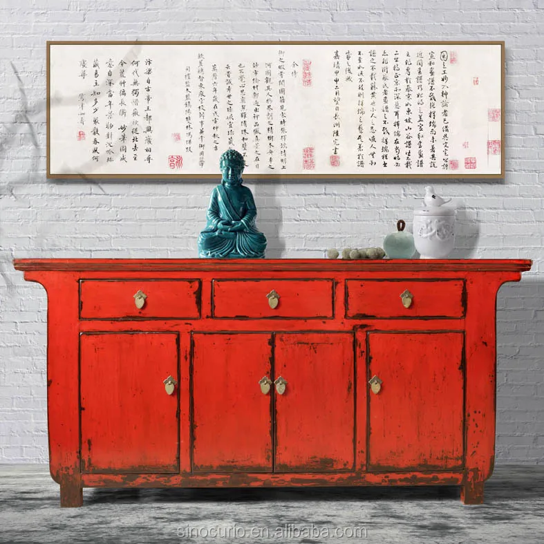 
Китайская антикварная азиатская мебель из массива дерева 