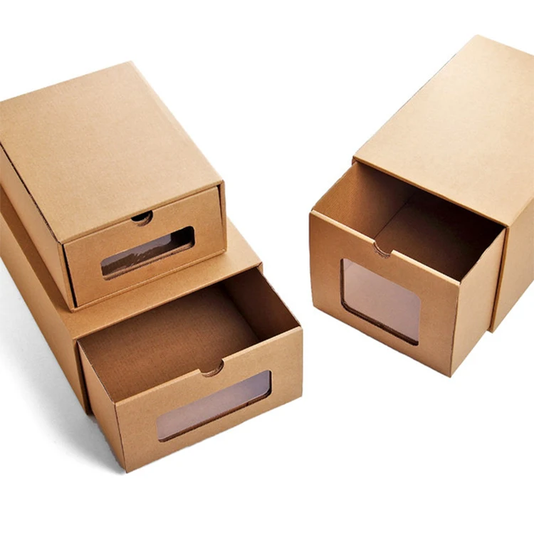 Large Cardboard Shoe Packaging Box Hardboard Paper Shoe Box Luxury Shoe