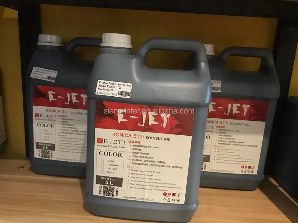 Flex Printing Ink Konica 512i /1024 14pl 35pl 42pl Solvent Based