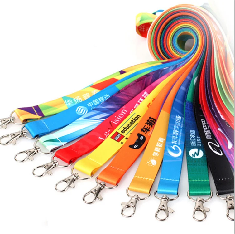 Custom Polyester Wrist Key Chain Strap Short Keychain Lanyard with Print  Logo - China ID String and ID Card Lanyard price