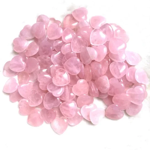 Натуральный розовый кварц любовь сердце в форме розового камня Хэллоуин богиня Хрустальная