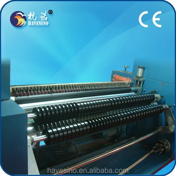 High Speed Woven Label Ribbon Making Machine Fabric Roll Making Machine Satin Fabric Slitting Machine