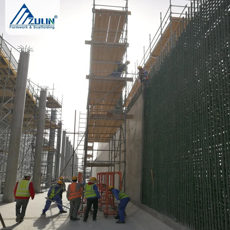 ZULIN Steel Ring-Lock Formwork Scaffolding System Lightweight Outdoor Concrete Facade Building Construction Galvanized Available