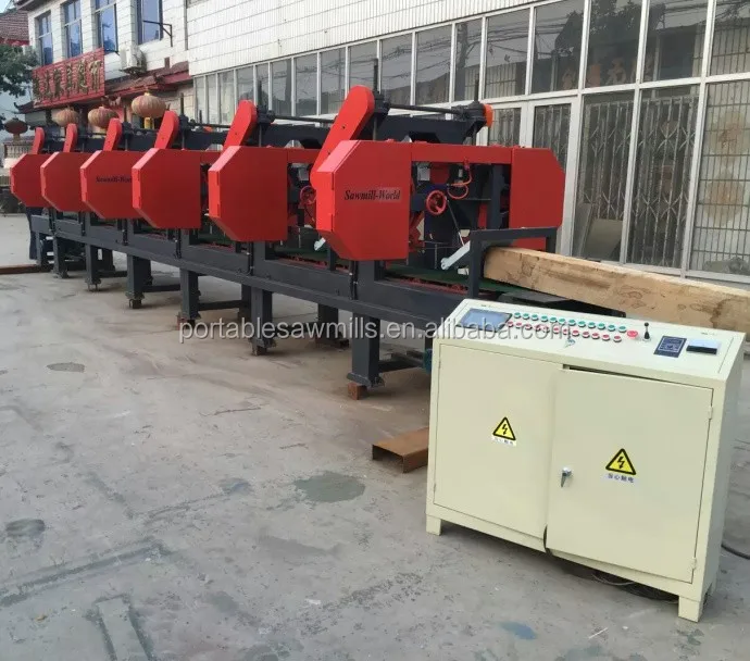 Cheap Price Multi Head Band Sawmill for Sale Portable Sawmill Manufacturers Multiple Head Mini Bandsaw Machine