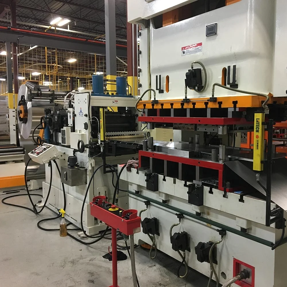 HAIWEI Decoiler and Straightener and Servo Feeder 3 in 1 Machine for Power Press Machine