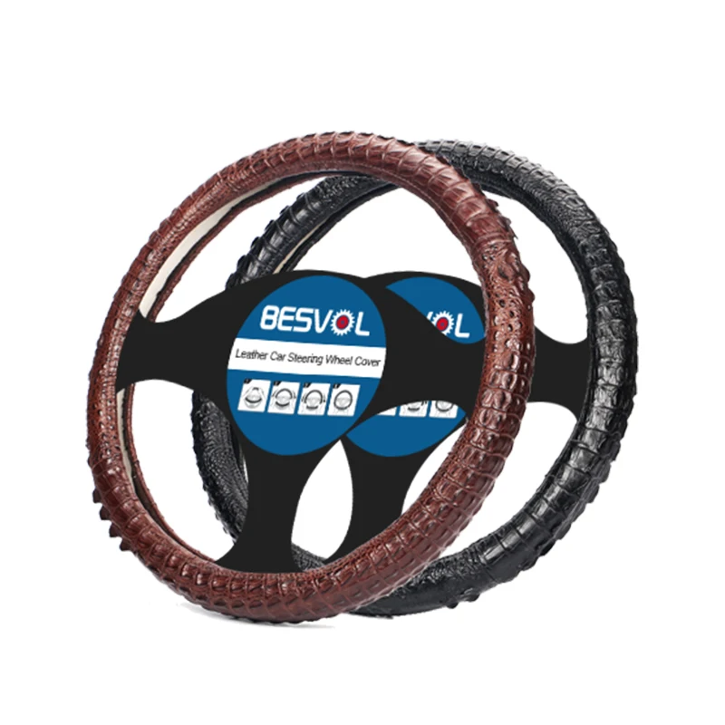 
FX-P-002 пользовательский двухцветный кожаный автомобиль рулевое колесо крышка микрофибра искусственная кожа 
