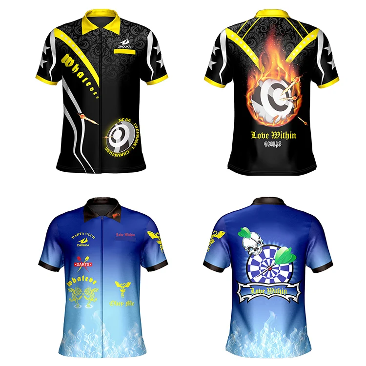 Design Your Own Custom Dart Shirts Jersey Polo with Zippers Team Sublimated  Cheap Men Dart T Shirt - China Dart Shirt and Dart Shirt Jersey price