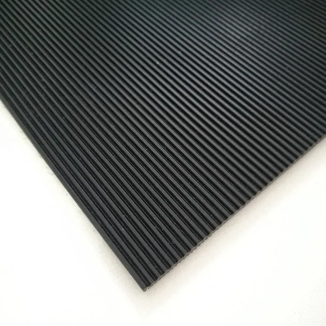 Hitam Pvc Conveyor Belt Untuk Logistik 