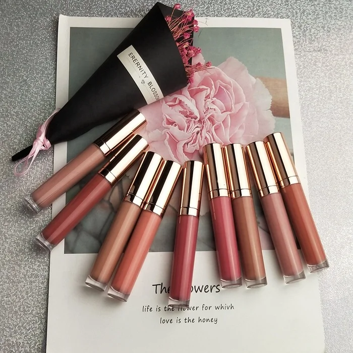 Оптовая продажа, водостойкая косметика, Органическая матовая помада, 40 цветов