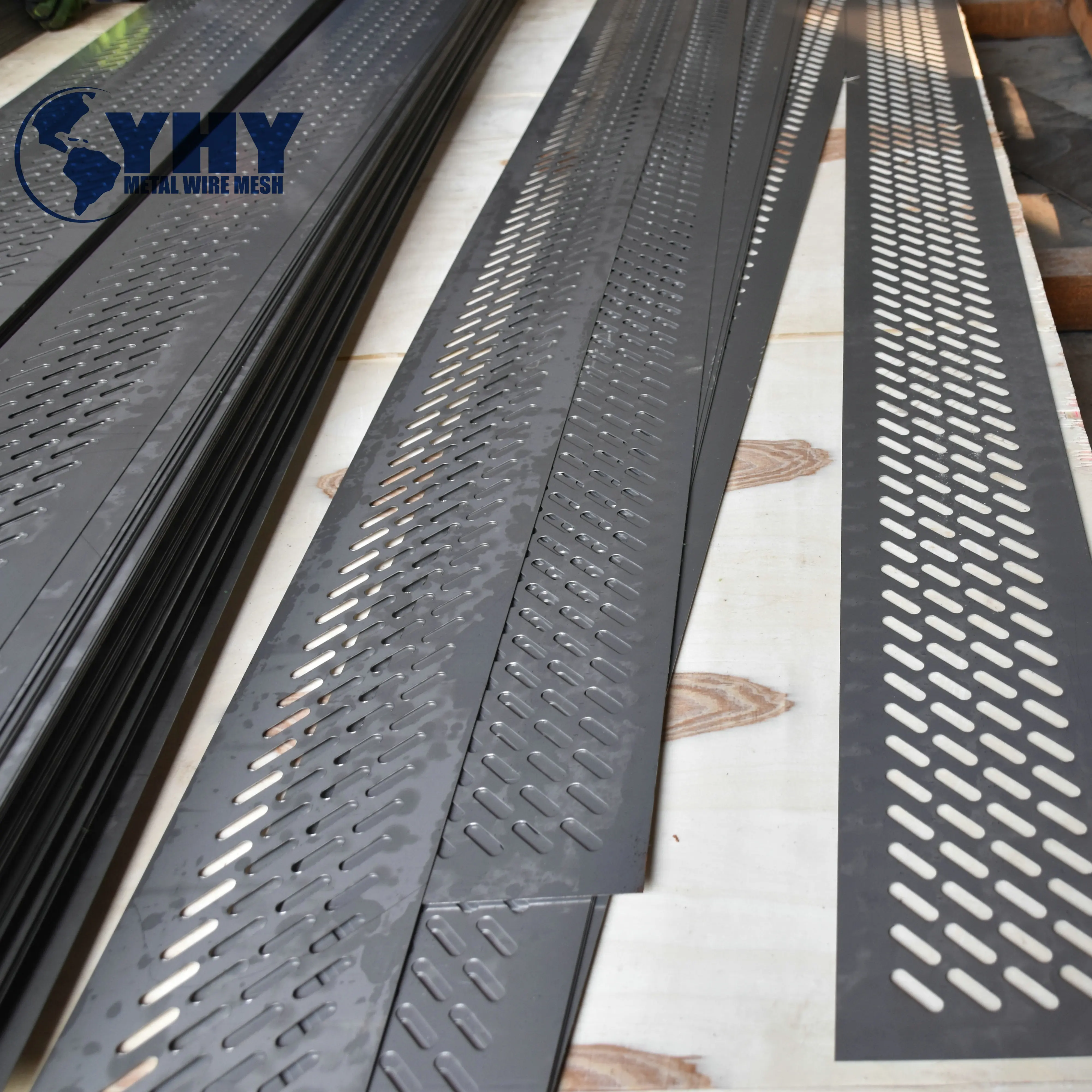 Rectangular Hole  Shape Aluminium  Perforated Metal Plate