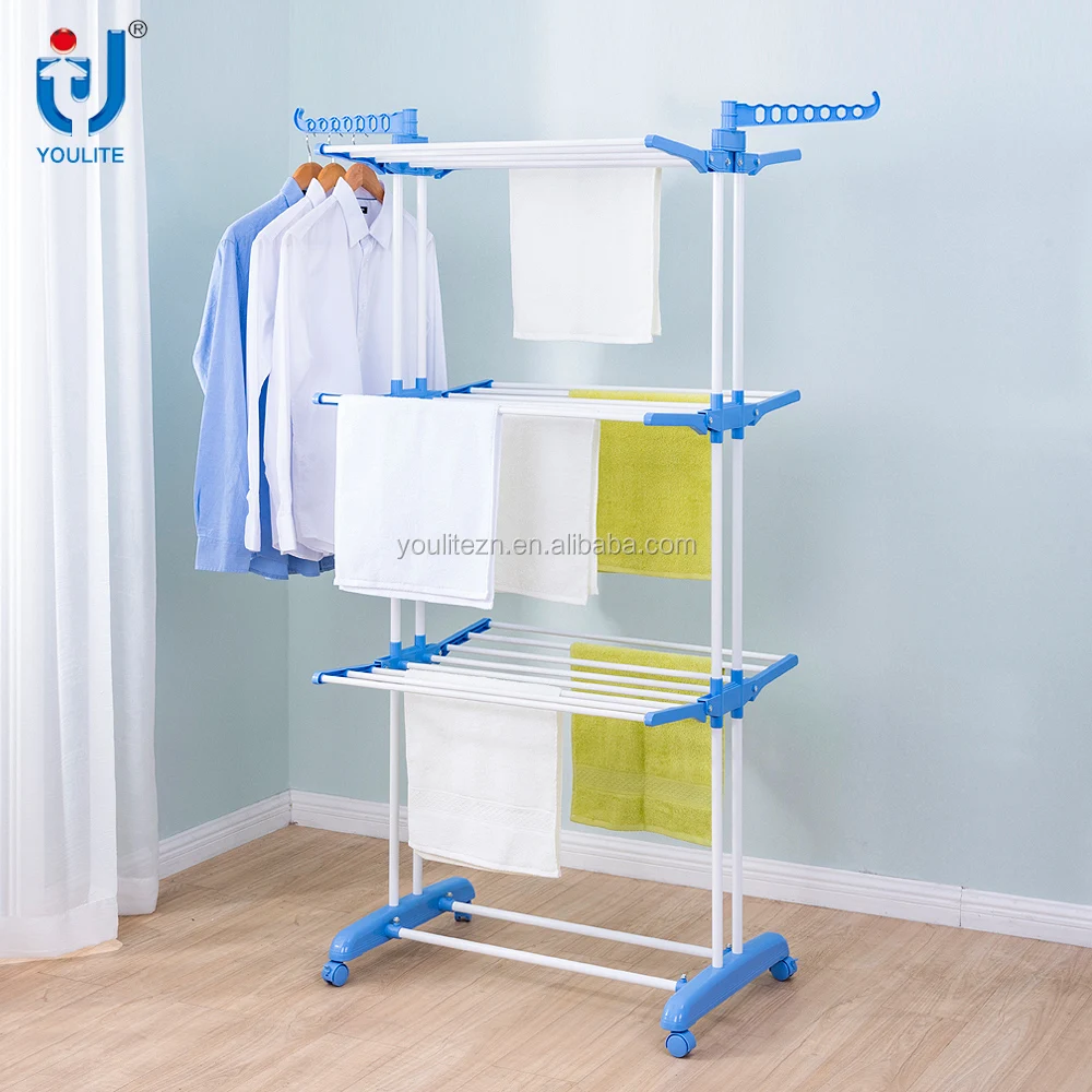 Сушилка для одежды three layers clothes Rack