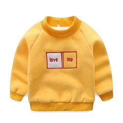 Детская рубашка с длинным рукавом, Детская рубашка с рисунком из мультфильма для мальчиков и девочек, Осенние хлопковые топы