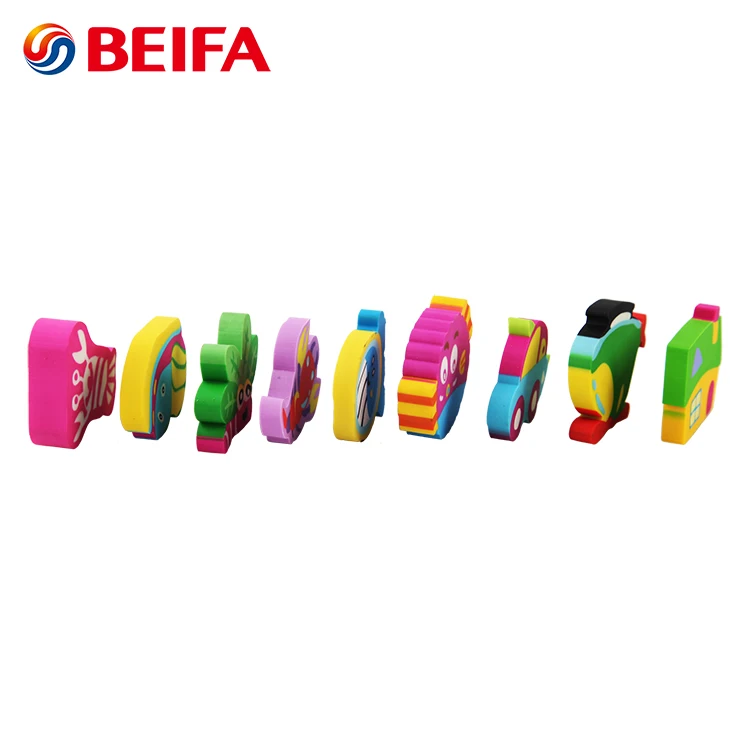 Бренд Beifa RB0006 модный дизайн цветной милый ластик различных форм набор для детей