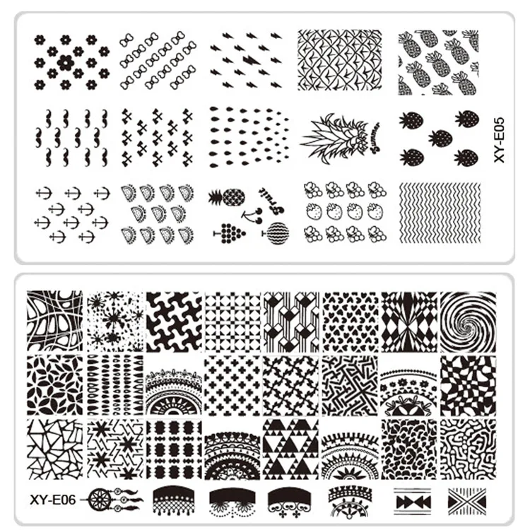 
Прямоугольный штамп для дизайна ногтей пластина для дизайна ногтей шаблон штамповочные пластины для дизайна ногтей на заказ 