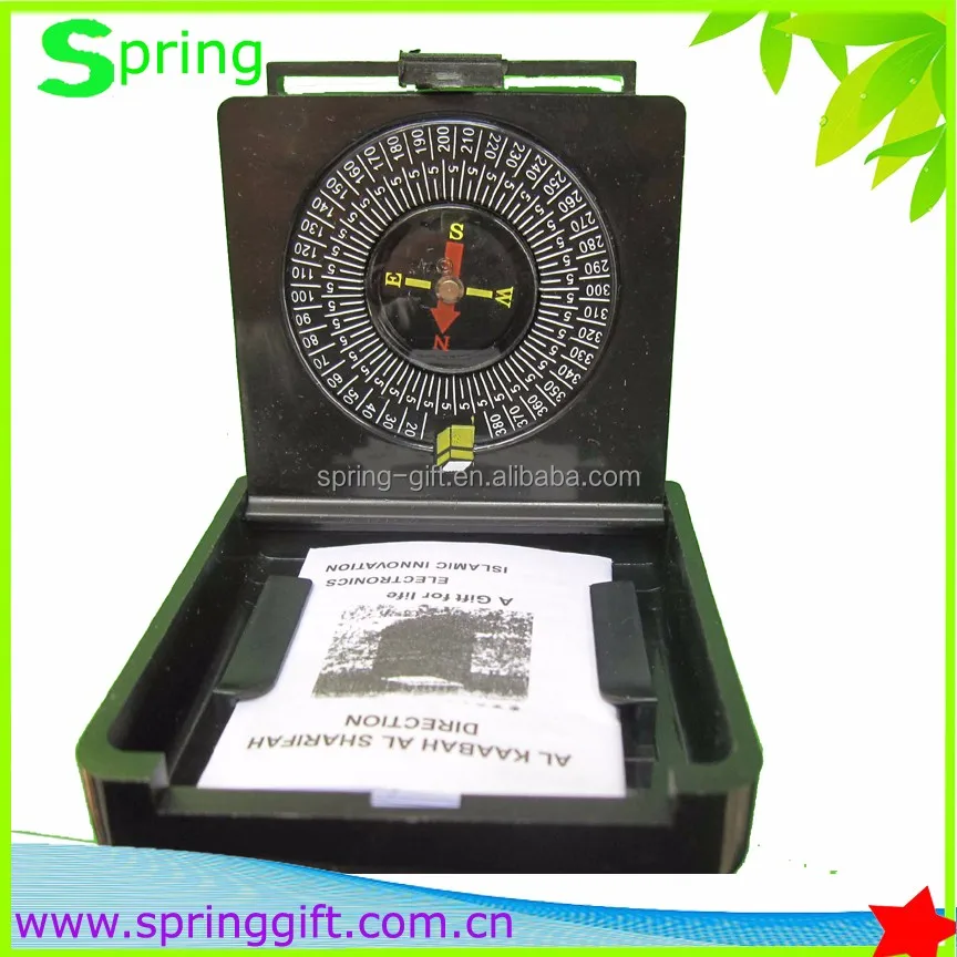 Mecca Muslim Compass with Arabic Language Instruction Manual