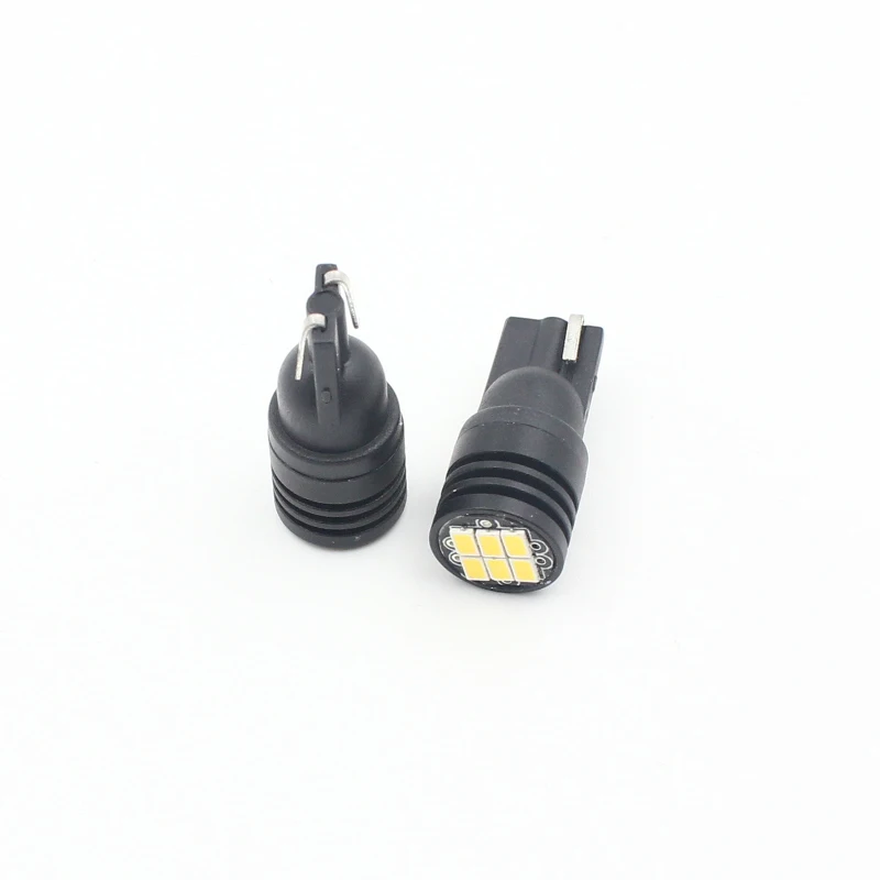 FSYLX Auto W5W 501 194 Canbus LED Bulb T10 Car LED Bulbs Canbus Error Free 501 T10 6SMD 3020 LED Car Interior Lights Lamps
