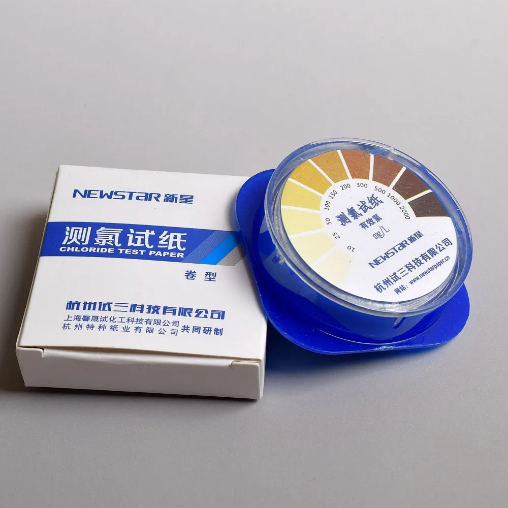 Chloride Test Paper 102000ppm Package Of 5m Roll For Water Test Uses