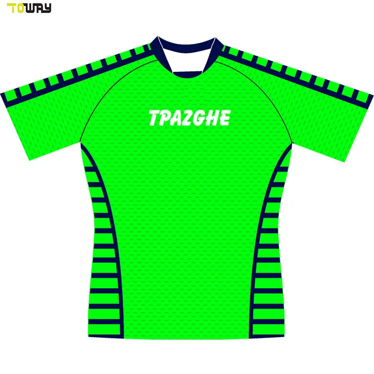 Sublimation Short Sleeve Custom Rugby Shirt