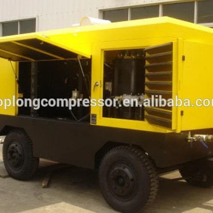 Hot Selling Direct Driven Style Air Compressor Machine Kaishan Diesel Driven Mobile Screw Air Compressor